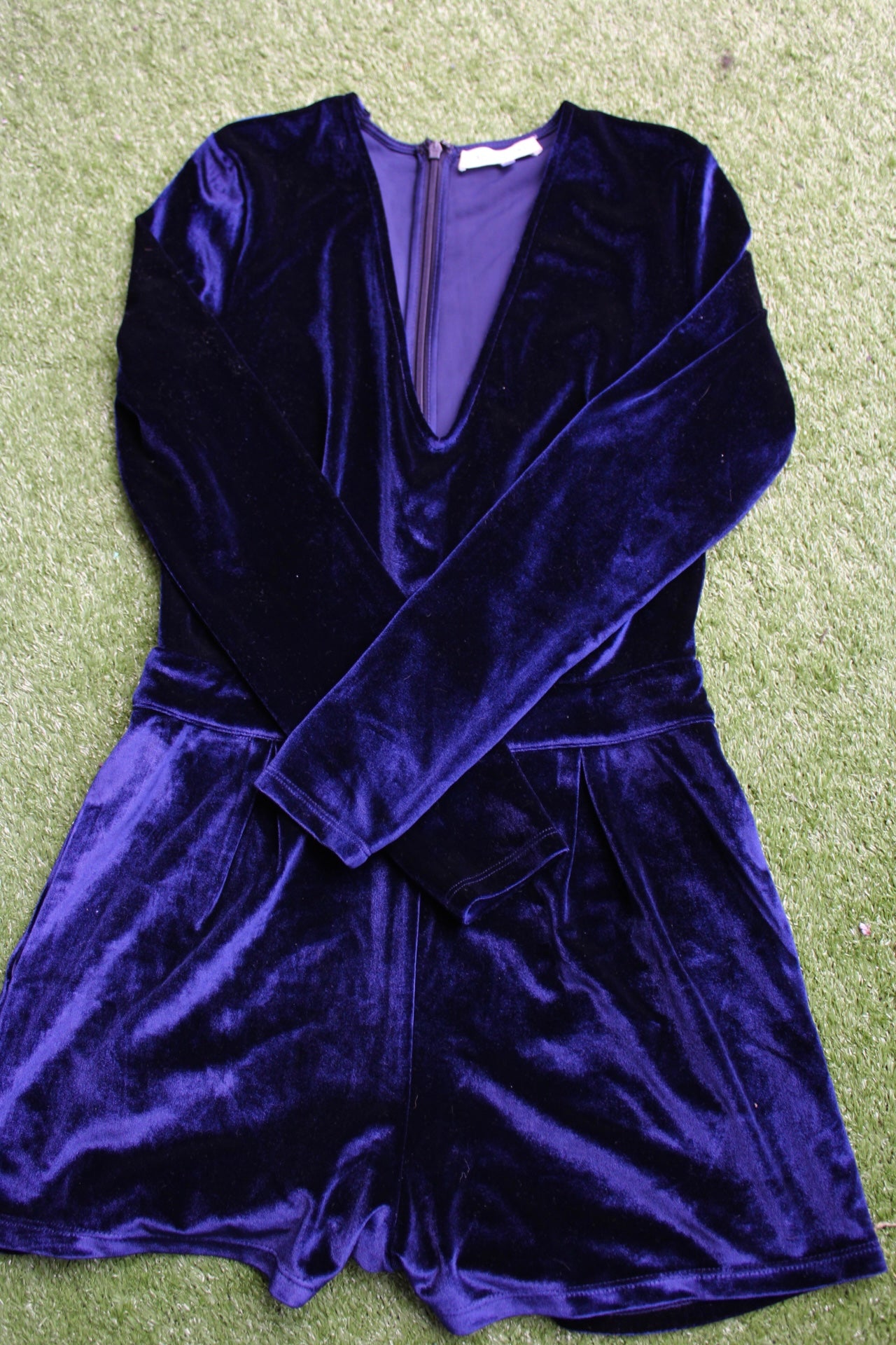 Blue Romper w/shorts (XS)