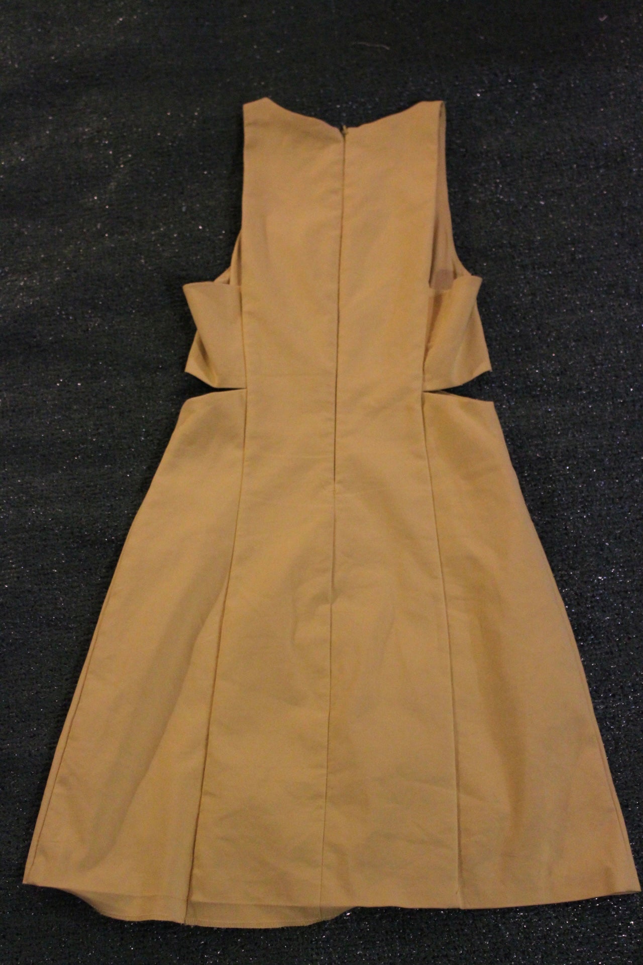 Zara Yellow Sleeveless Mini Dress (XS)