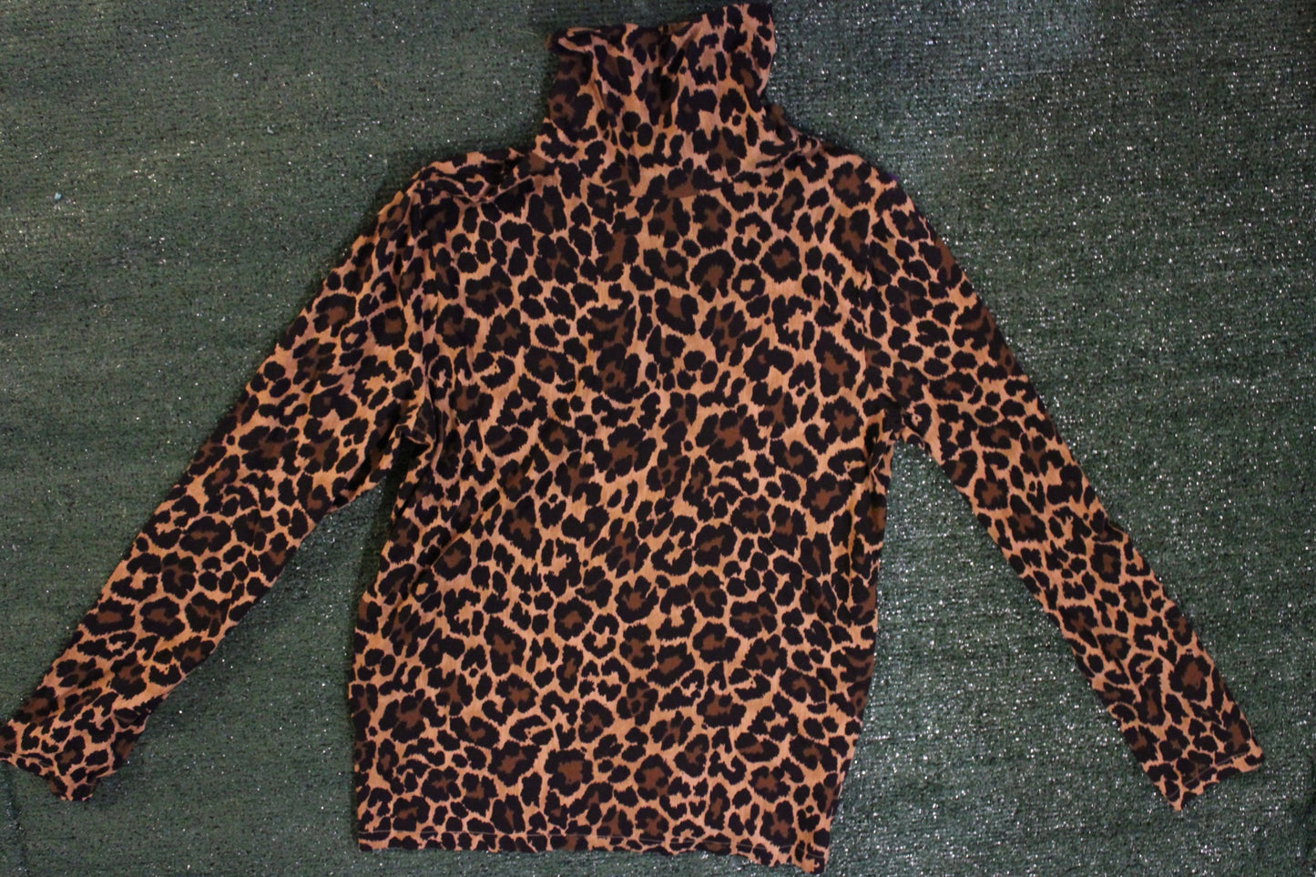J Crew Cheetah Print Long Sleeve Shirt (XL)