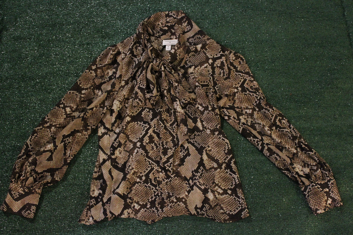 Snake Print Blouse (Medium)