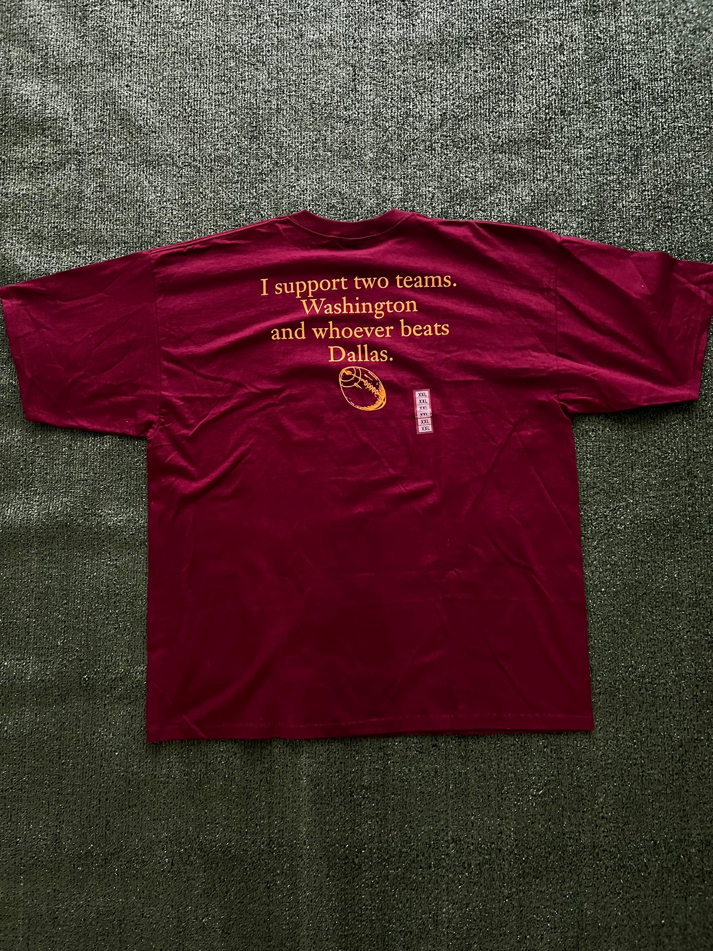 Washington Redskins Short Sleeve T Shirt (XXL)
