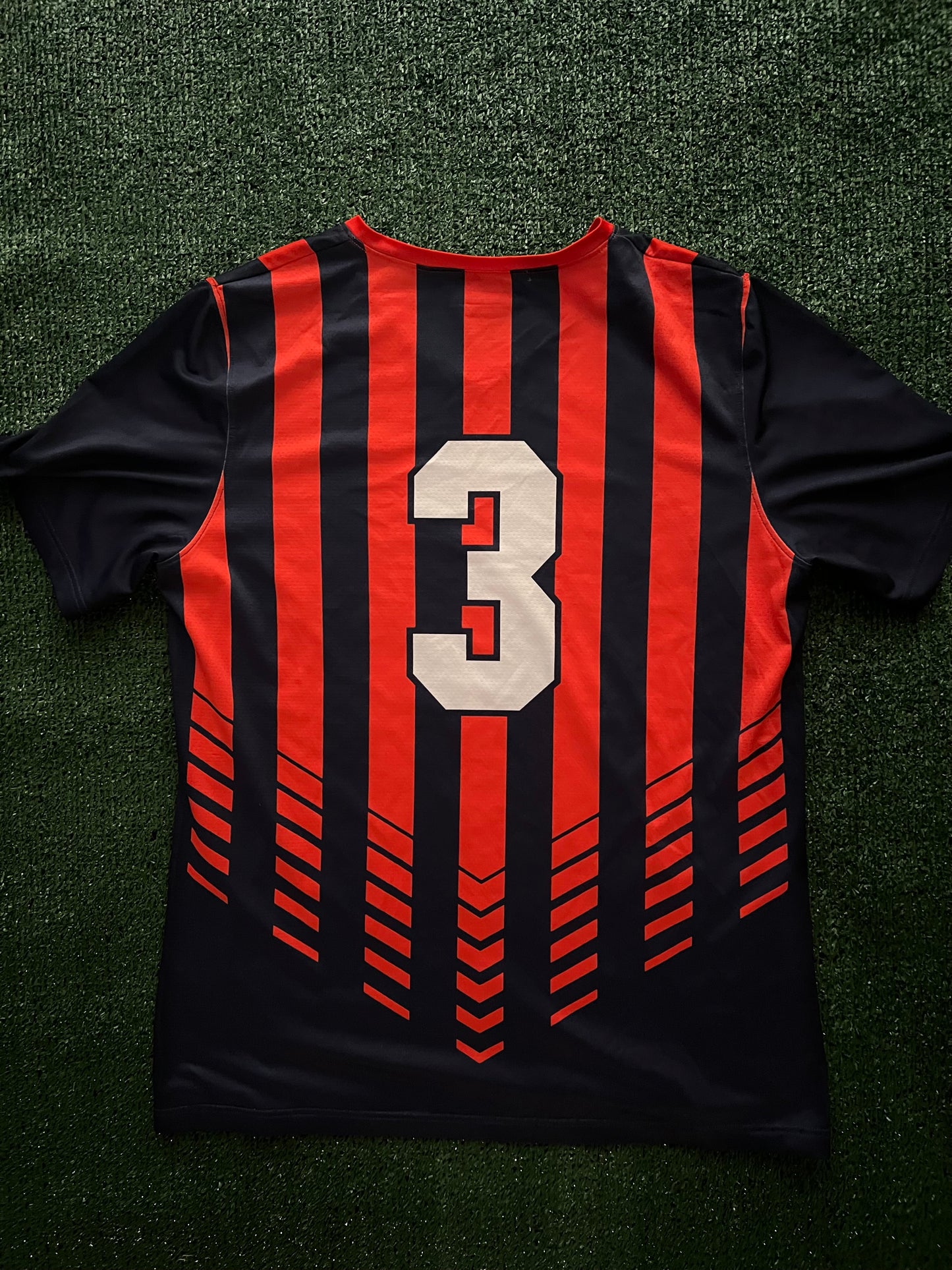 Under Armour Blue & Orange Auburn Jersey (Small)