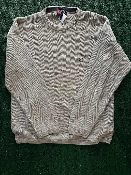 Tan CHAPS by Ralph Lauren Sweater (Medium)