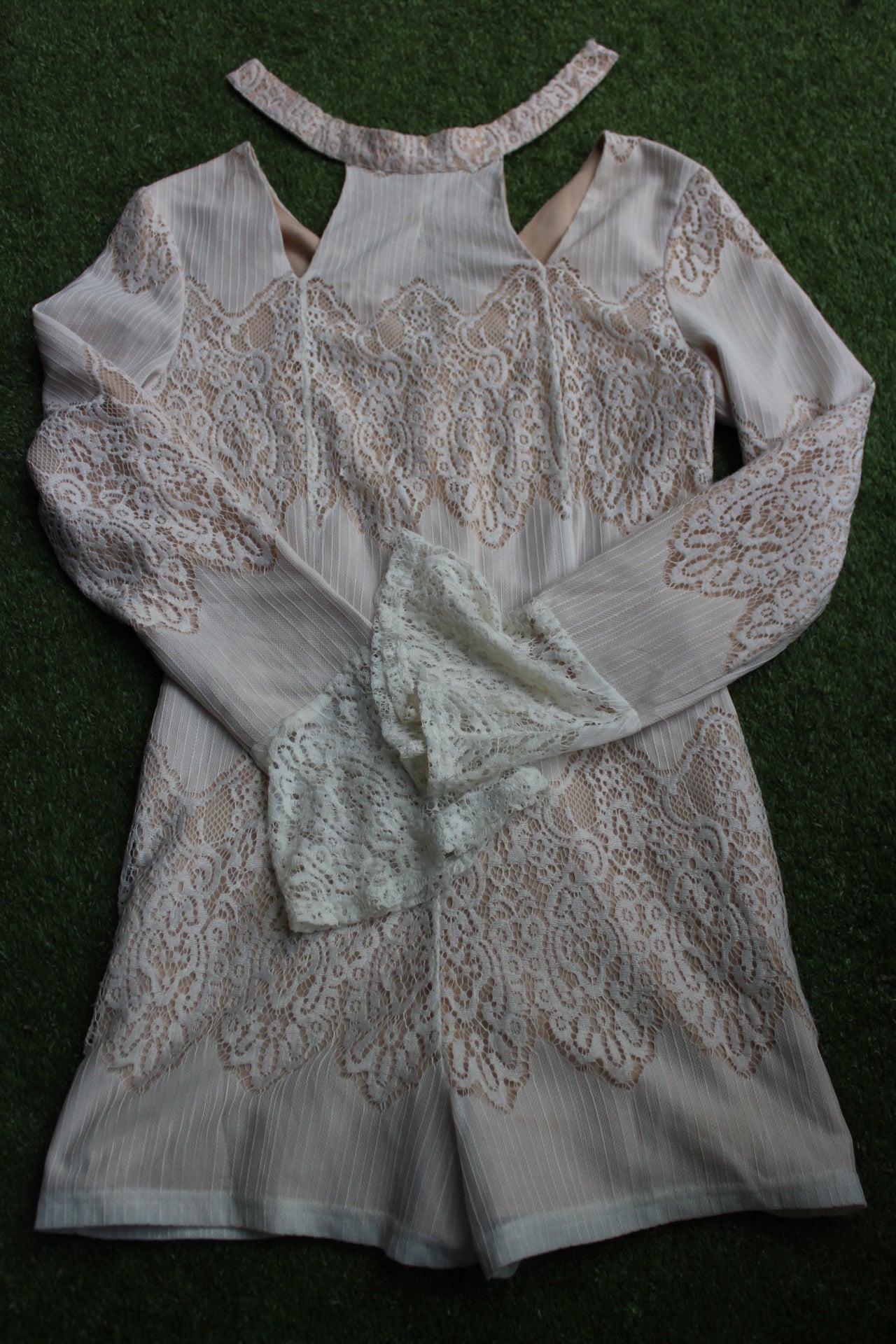 Long sleeve romper. Sugar Lips. (Small)