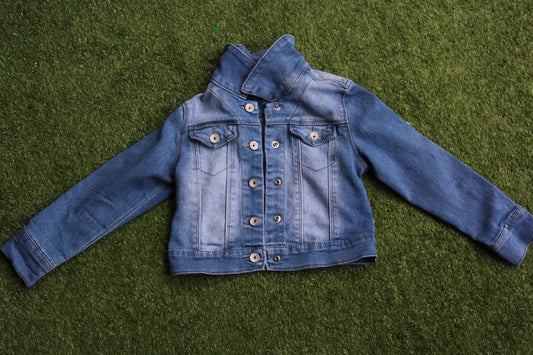 Girl's Member's Mark blue jean jacket (6)