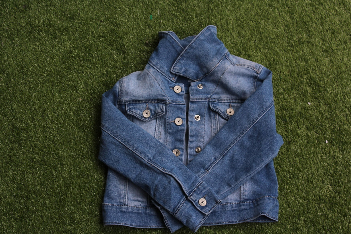 Girl's Member's Mark blue jean jacket (6)