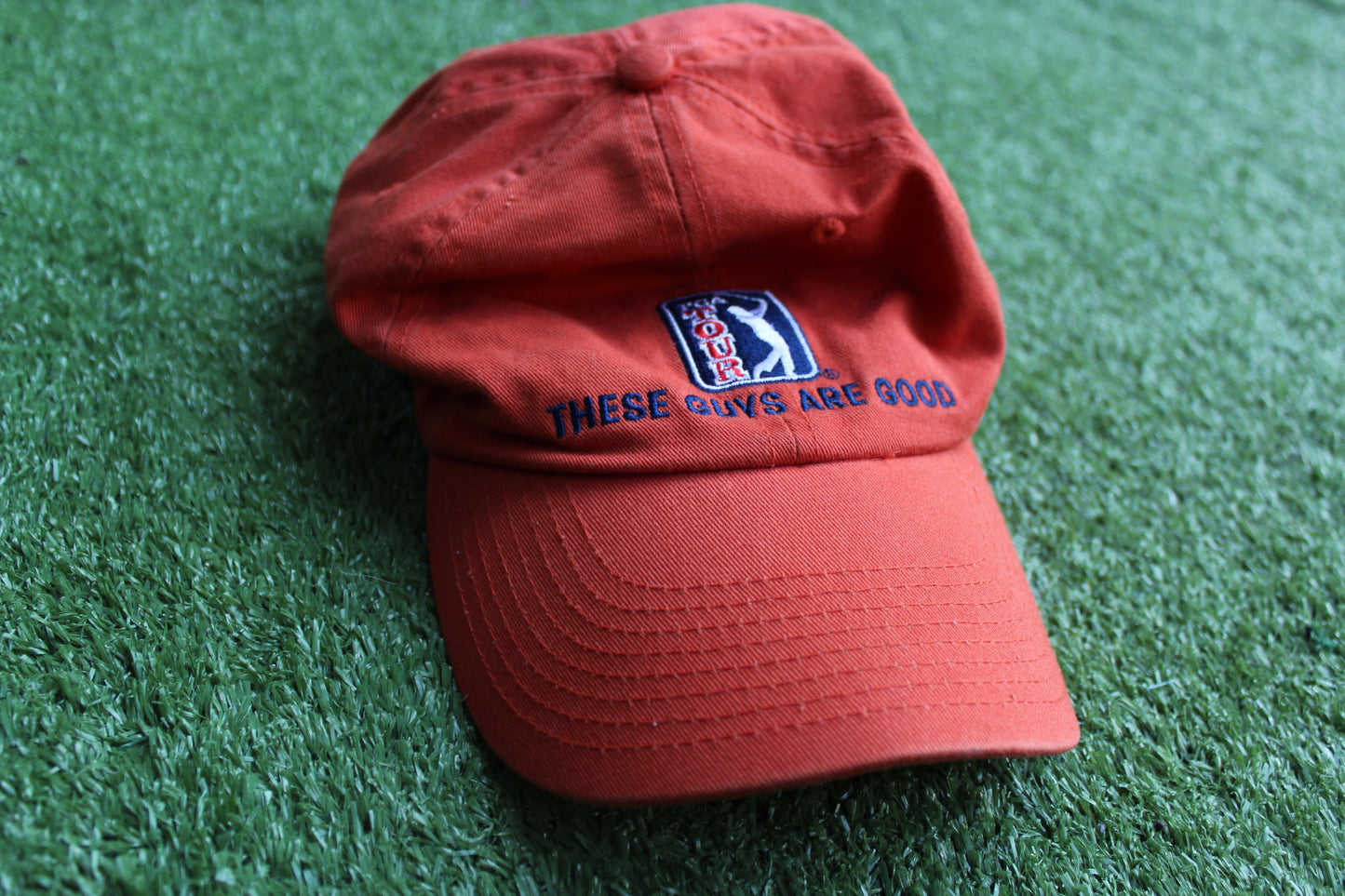 Orange PGA cap