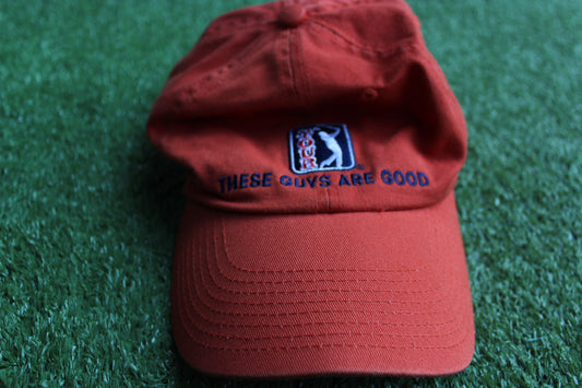 Orange PGA cap