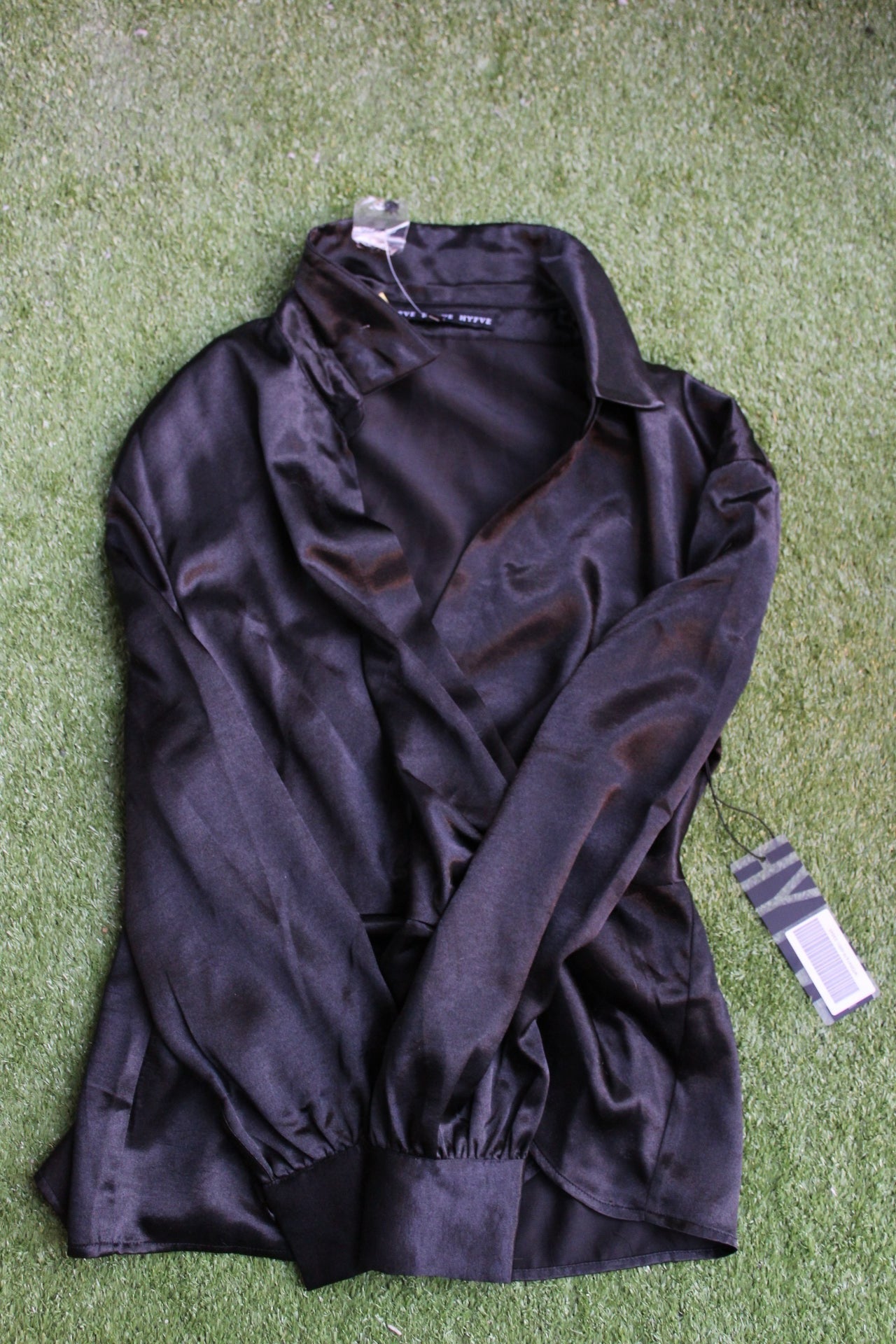Black Silk Shirt (Large)