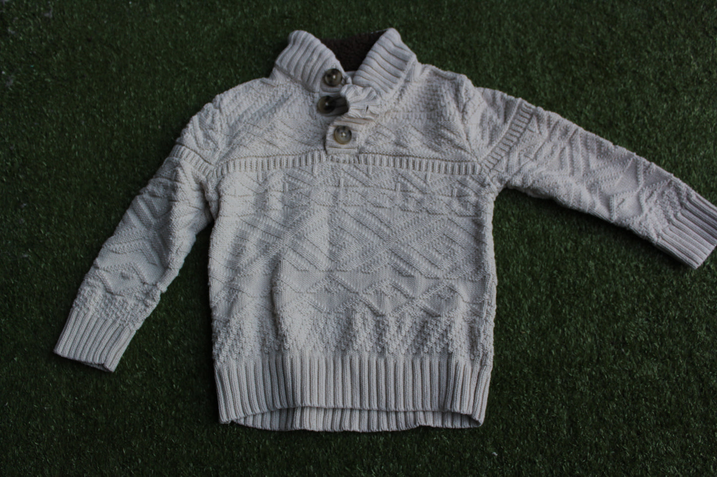 Cat and Jack cream sweater (3T)