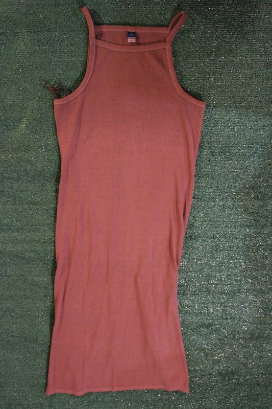 Old Navy Rust Sleeveless Maxi Dress (XL, Tall)