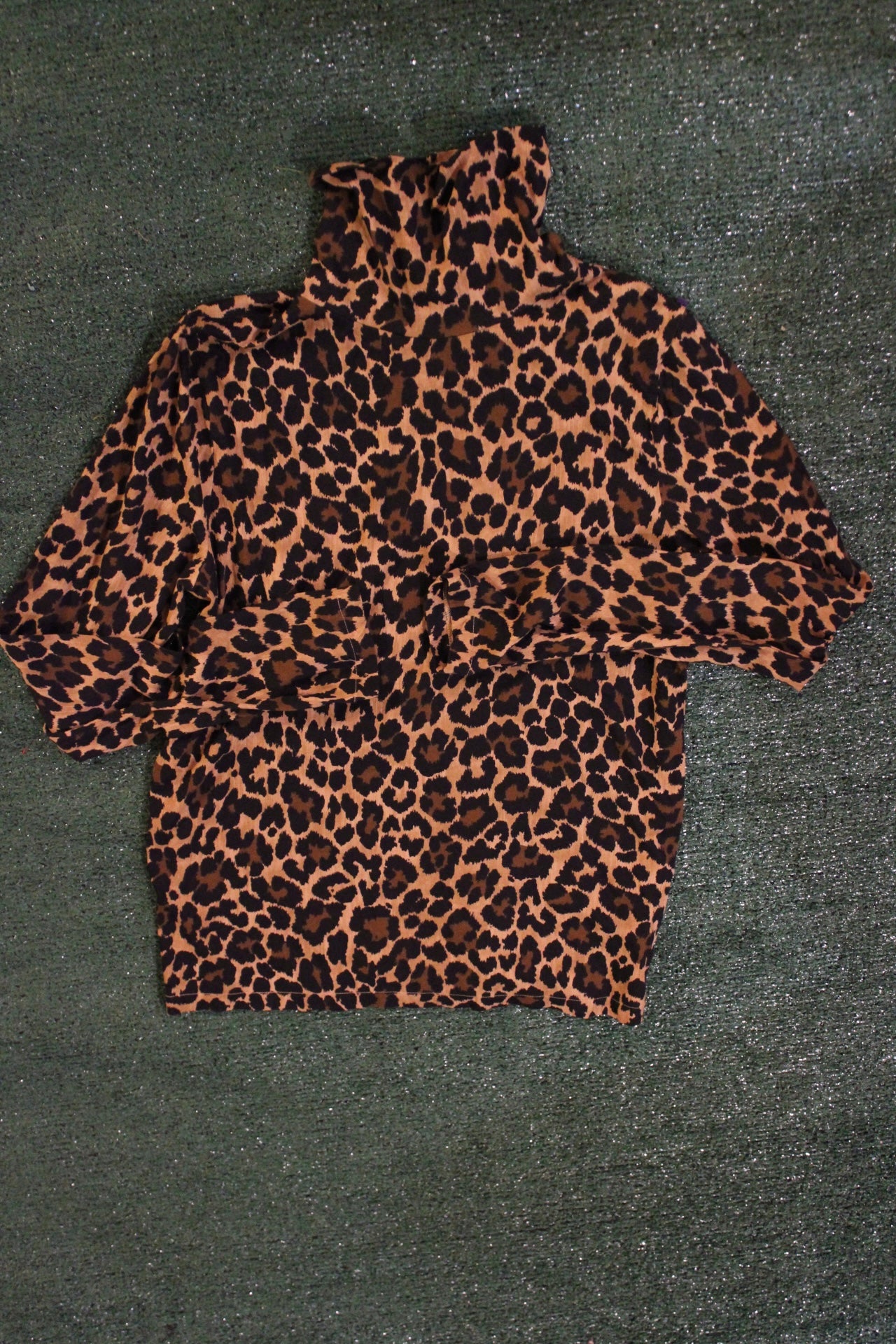 J Crew Cheetah Print Long Sleeve Shirt (XL)
