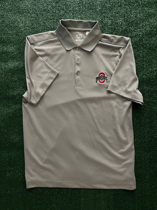 Cutter & Buck Gray Ohio State Polo Shirt (Small)