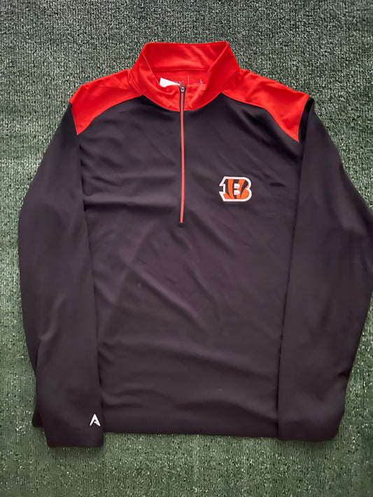 Antigua Black "Bengals" Fleece (Large)