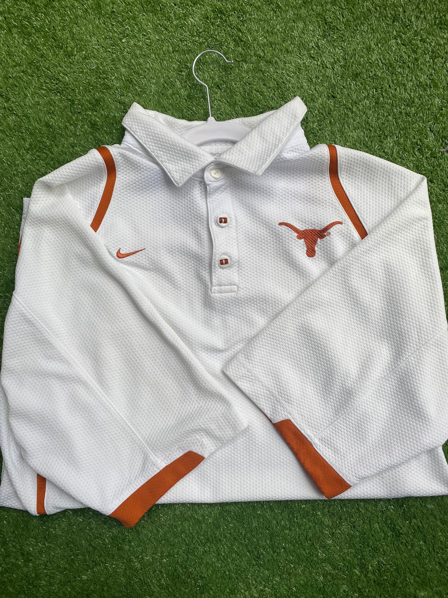 Nike White Texas Polo Shirt (XL)